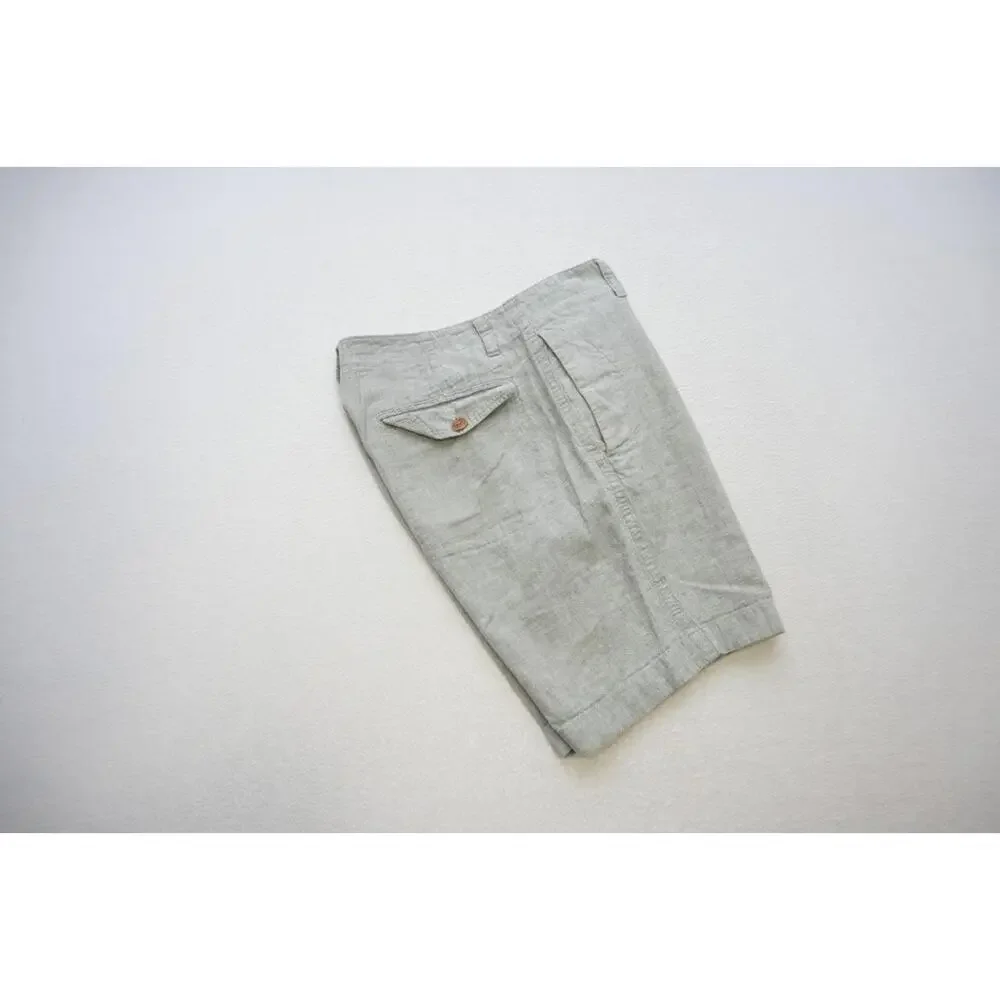 J Crew Khaki Chino Shorts Beige‎ Flat Athletic Mens Size 32